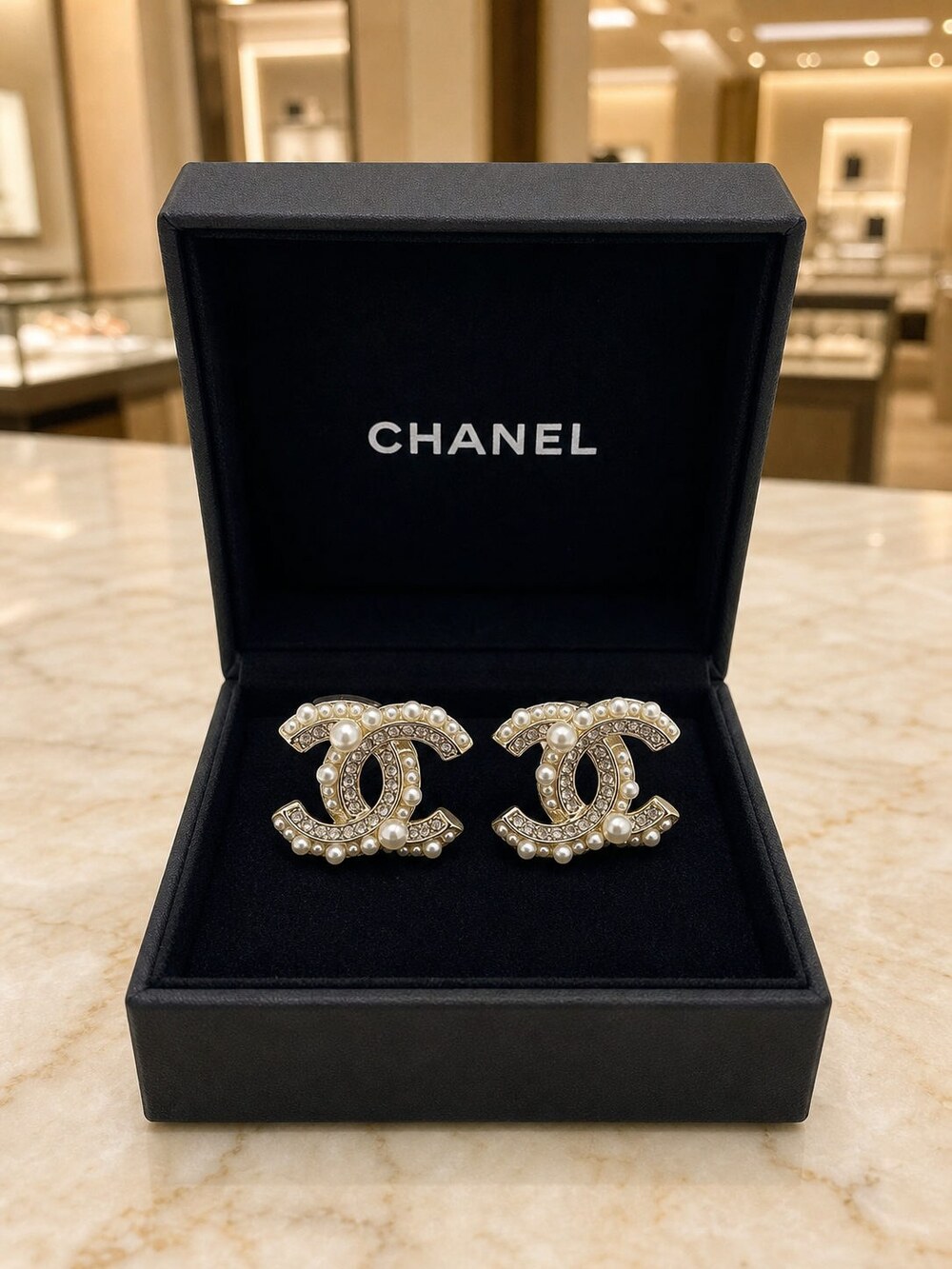 CHANEL Classic Parisian Earrings Style 8 | New with Box - Picture 7 of 9